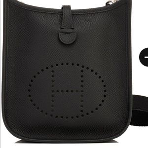 Hermès Evelyne Tpm Shoulder Cross Body Black Bag